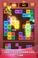 Triple Butterfly Match 3 combine Block Puzzle 25 screenshots 3