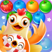 Chicken pop – Fruits bubble splash 1.0.7 APK MOD (UNLOCK/Unlimited Money) Download