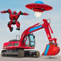 Excavator Robot Transform Game  1.7.7 APK MOD (UNLOCK/Unlimited Money) Download