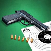 Pistol shooting at the target.  Weapon simulator 4.8 APK MOD (UNLOCK/Unlimited Money) Download