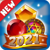 Jewels Magic Kingdom Match-3 puzzle  1.11.36  APK MOD (Unlimited Money) Download