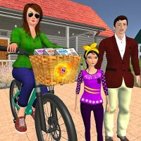 Working Mom Newspaper Girl Family Games 1.23 APK MOD (UNLOCK/Unlimited Money) Download