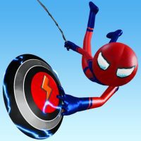 Flying Stickman Rope Hero 3.0.3 APK MOD (UNLOCK/Unlimited Money) Download