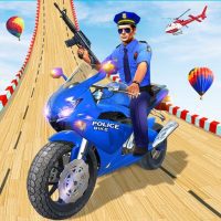 Police bike Stunt Bike Racing  5.1.0 APK MOD (UNLOCK/Unlimited Money) Download