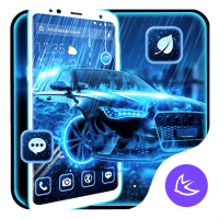 Speedy neon car APUS Launcher theme 83.0.1001 APK MOD (UNLOCK/Unlimited Money) Download