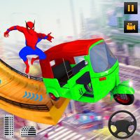 Superhero Tuk Tuk Auto Rickshaw Stunt Driving Game 1.0.10 APK MOD (UNLOCK/Unlimited Money) Download