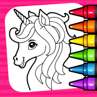 Unicorn Coloring Book & Baby Games for Girls 9.0 APK MOD (UNLOCK/Unlimited Money) Download