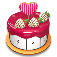 Cake Coloring 3D 0.8 APK MOD (UNLOCK/Unlimited Money) Download