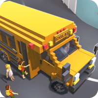 Blocky School Bus & City Bus Simulator Craft  APK MOD (UNLOCK/Unlimited Money) Download