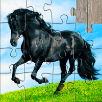 Horse Jigsaw Puzzles Game Kids  30.0 APK MOD (UNLOCK/Unlimited Money) Download