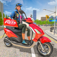 Scooty Bike Pizza Delivery Girl Simulator  1.12 APK MOD (UNLOCK/Unlimited Money) Download