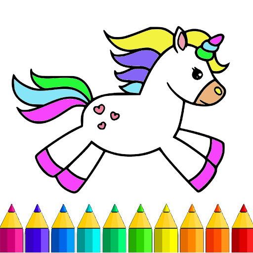 Coloring Horse Pony Beautiful  APK MOD (UNLOCK/Unlimited Money) Download