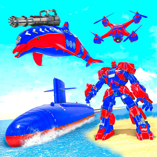 Dolphin Robot Transform Wars  3.4 APK MOD (UNLOCK/Unlimited Money) Download