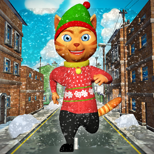 Leo Cat Ice Run – Frozen City  APK MOD (UNLOCK/Unlimited Money) Download