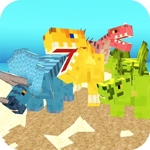 Blocky Dino Park: Dinosaur Arena  APK MOD (UNLOCK/Unlimited Money) Download