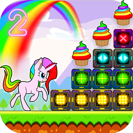 Unicorn Dash Attack 2: Neon Lights Unicorn Games  APK MOD (UNLOCK/Unlimited Money) Download