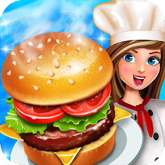 Burger City – Cooking Games  4.7 APK MOD (UNLOCK/Unlimited Money) Download