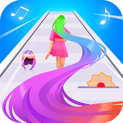 Dancing Hair – Music Race 3D  APK MOD (UNLOCK/Unlimited Money) Download
