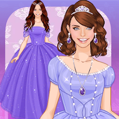 Purple princess dress up  1.2.4 APK MOD (UNLOCK/Unlimited Money) Download
