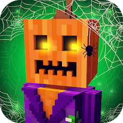 Scary Theme Park Craft: Spooky Horror Zombie Games  1.14 APK MOD (UNLOCK/Unlimited Money) Download