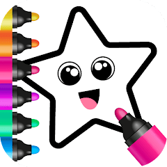 Bini Drawing games for kids  1.5.4 APK MOD (UNLOCK/Unlimited Money) Download