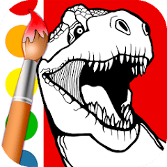 Dinosaur Coloring Book  APK MOD (UNLOCK/Unlimited Money) Download
