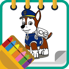Dog Patrol Coloring Game  APK MOD (UNLOCK/Unlimited Money) Download