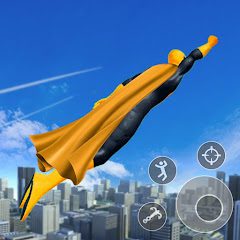 Flying Hero: Crime City  2.6 APK MOD (UNLOCK/Unlimited Money) Download