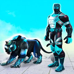 Flying Panther Robot Hero Game  APK MOD (UNLOCK/Unlimited Money) Download