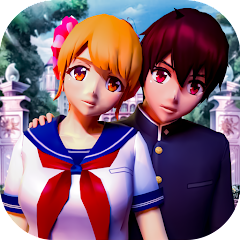 Highschool Girl Anime Love Sim  APK MOD (UNLOCK/Unlimited Money) Download