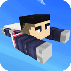 Flying Superhero: Blocky World  APK MOD (UNLOCK/Unlimited Money) Download