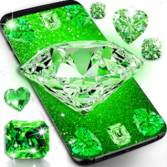 Green diamond shiny wallpapers APK MOD (UNLOCK/Unlimited Money) Download