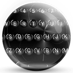 Keyboard Theme Spheres Black 2.0 APK MOD (UNLOCK/Unlimited Money) Download