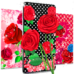 Pink red roses live wallpaper  APK MOD (UNLOCK/Unlimited Money) Download