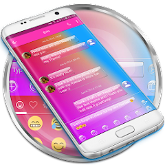 SMS Messages Glass Gradient  APK MOD (UNLOCK/Unlimited Money) Download