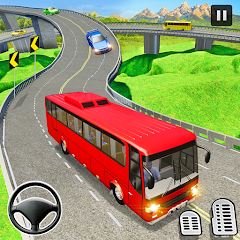 Uphill Coach Bus Simulator  APK MOD (UNLOCK/Unlimited Money) Download