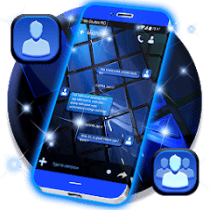Blue SMS Theme 2021  APK MOD (UNLOCK/Unlimited Money) Download