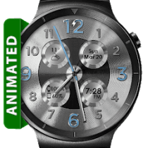 Brushed Silver HD Watch Face  APK MOD (UNLOCK/Unlimited Money) Download