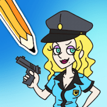 Draw Happy Police2 : Fun Game  APK MOD (UNLOCK/Unlimited Money) Download