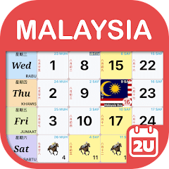 Malaysia Calendar – Calendar2U  APK MOD (UNLOCK/Unlimited Money) Download