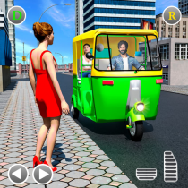 Rickshaw Driving Rickshaw Game 1.0 APK MOD (UNLOCK/Unlimited Money) Download