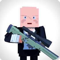 Sniper Shooter Blocky Hitman 1.5 APK MOD (UNLOCK/Unlimited Money) Download