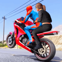 Spider hero Bike Taxi Games 3D 1.5 APK MOD (UNLOCK/Unlimited Money) Download