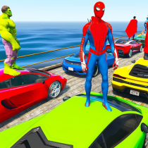 Spider hero Cars Stunt Games 1.4 APK MOD (UNLOCK/Unlimited Money) Download