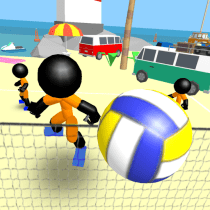 Stickman Beach Volleyball 1.11 APK MOD (UNLOCK/Unlimited Money) Download