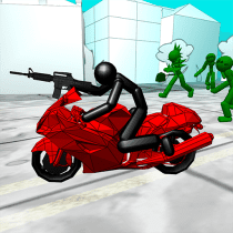 Stickman Zombie: Motorcycle Ra 1.12 APK MOD (UNLOCK/Unlimited Money) Download