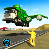 City Garbage Flying Truck 3D  1.4 APK MOD (UNLOCK/Unlimited Money) Download
