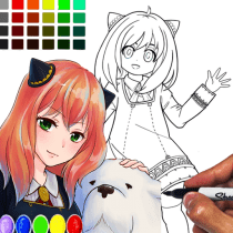 Coloring Forger Anya Anime 1 APK MOD (UNLOCK/Unlimited Money) Download