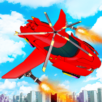 Flying Car Robot Games 3D  1.11 APK MOD (UNLOCK/Unlimited Money) Download