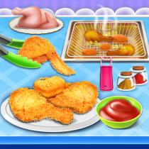 Fry Chicken Maker-Cooking Game  9.2.4 APK MOD (UNLOCK/Unlimited Money) Download